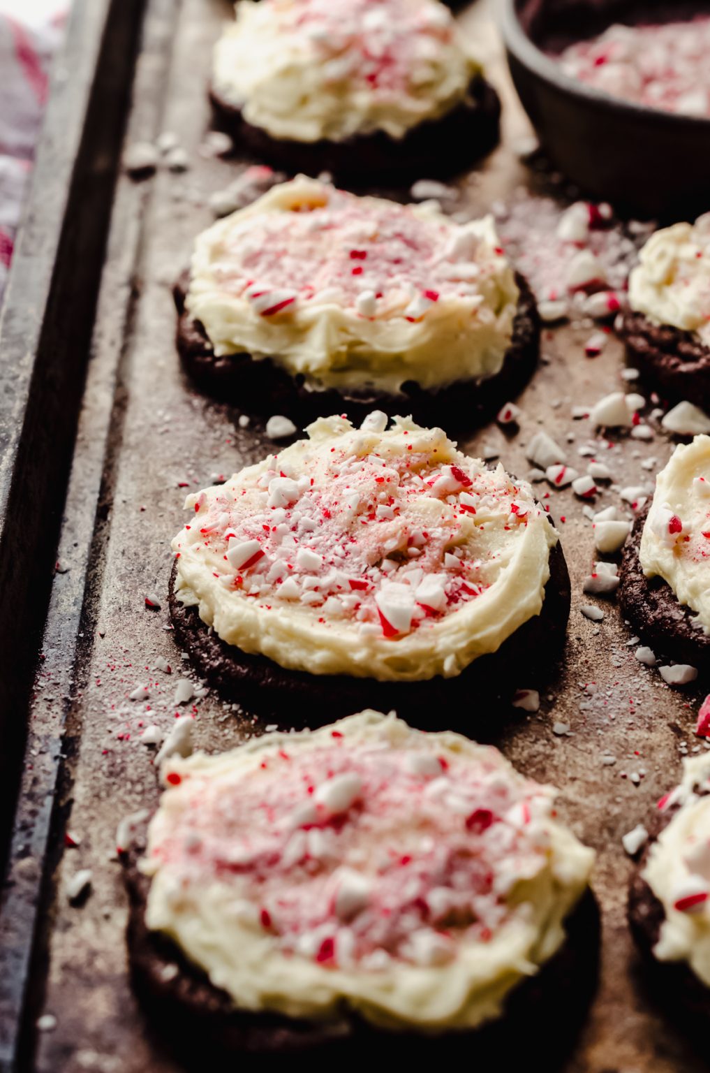 The Best Chocolate Peppermint Bark Cookies Fresh April Flours