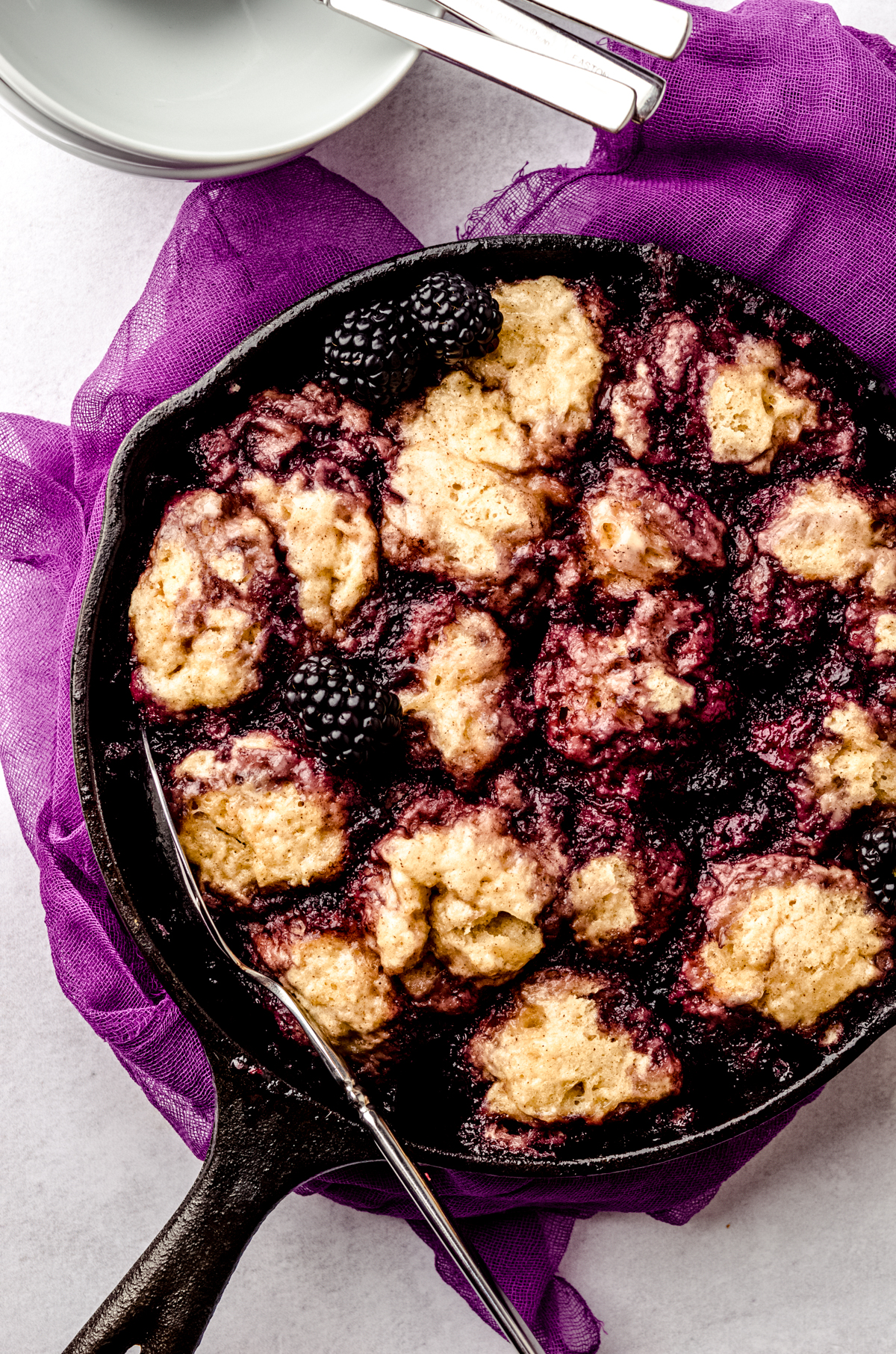 Easy Stovetop Blackberry Dumplings Recipe - Fresh April Flours