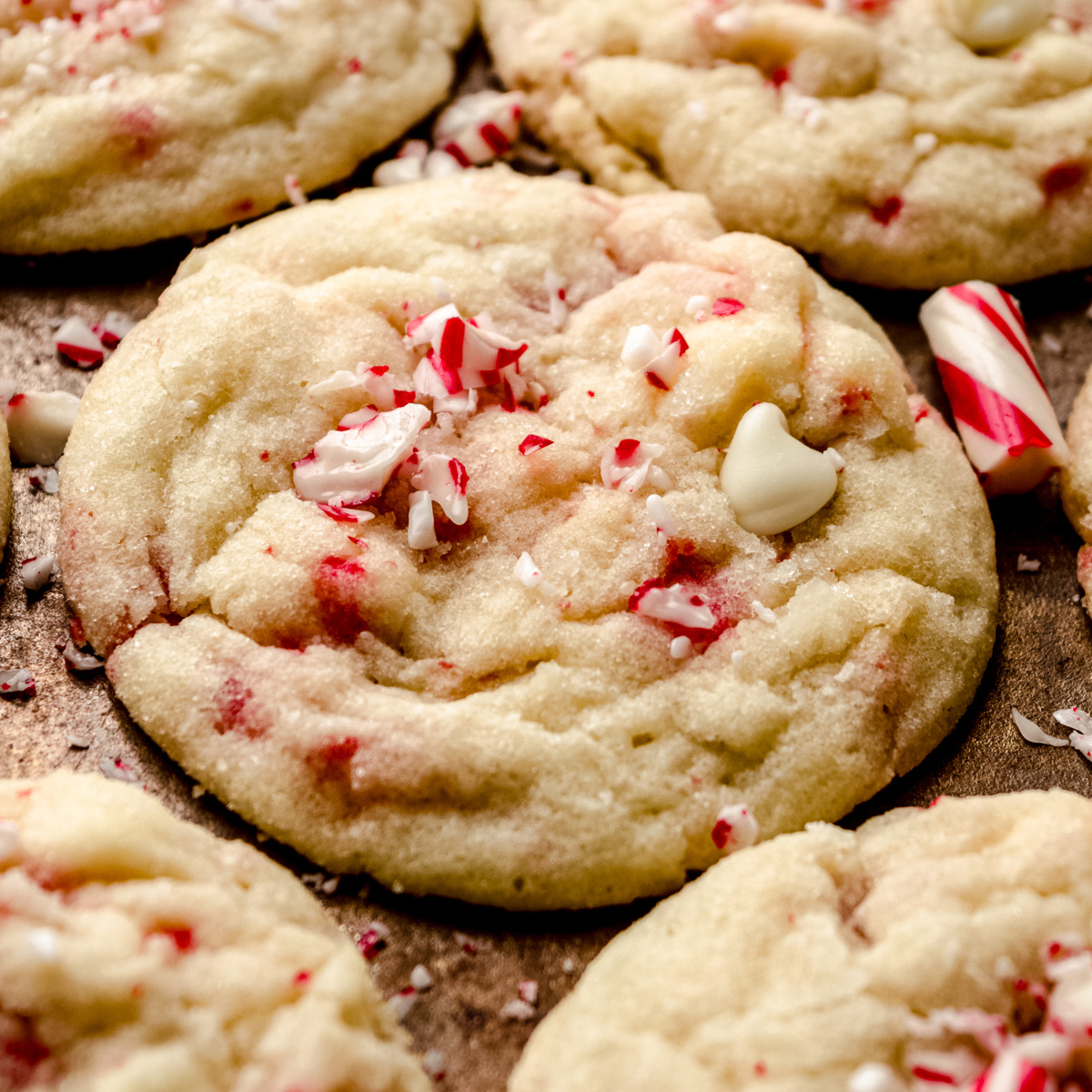 Chewy White Chocolate Peppermint Cookies - Fresh April Flours