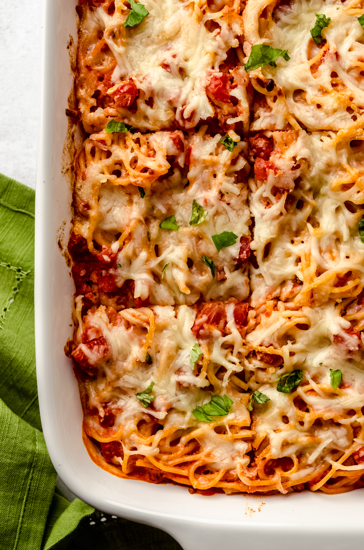 Spaghetti Bake with Cream Cheese