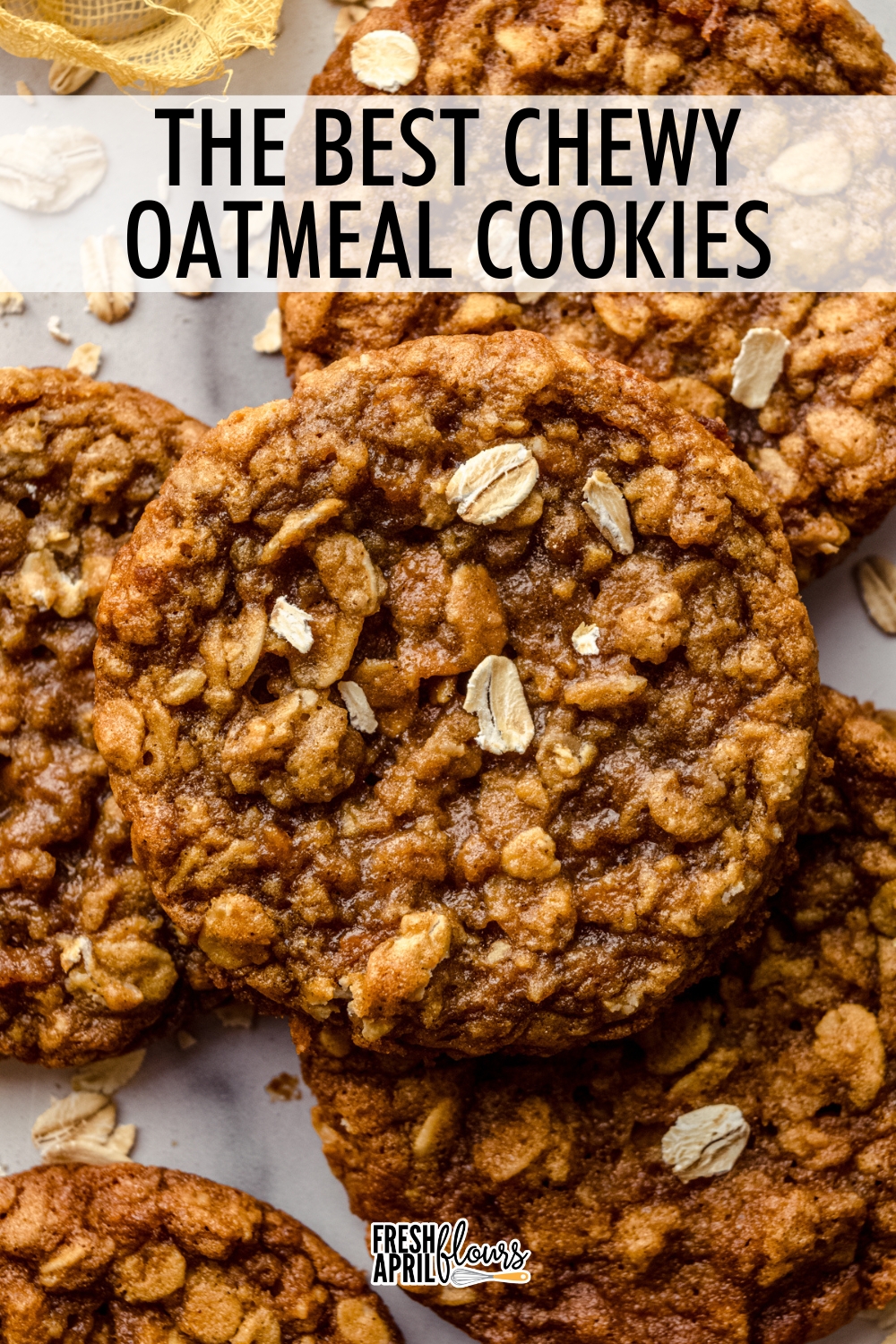 Think oatmeal cookies are boring? Think again! These soft and chewy oatmeal cookies are bursting with cozy spices and hardy oats in every bite. This is the base I use for all of the oatmeal cookie recipes on my site, and I'm confident it will be your new favorite go-to base, too! via @frshaprilflours