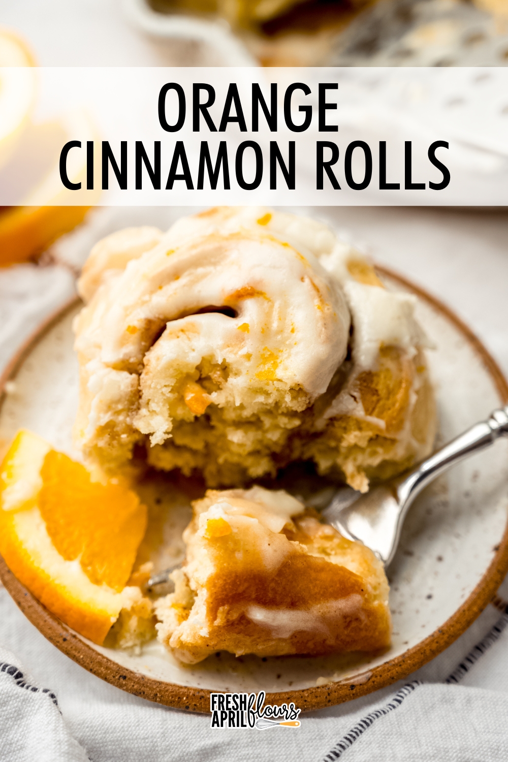 These soft, fluffy spiced orange rolls combine the bright citrus flavor of classic orange rolls with the warm, cozy spices of a traditional cinnamon roll. Topped with a creamy orange cream cheese frosting, these rolls are perfect for everything from a cool weather breakfast to a summer brunch. via @frshaprilflours