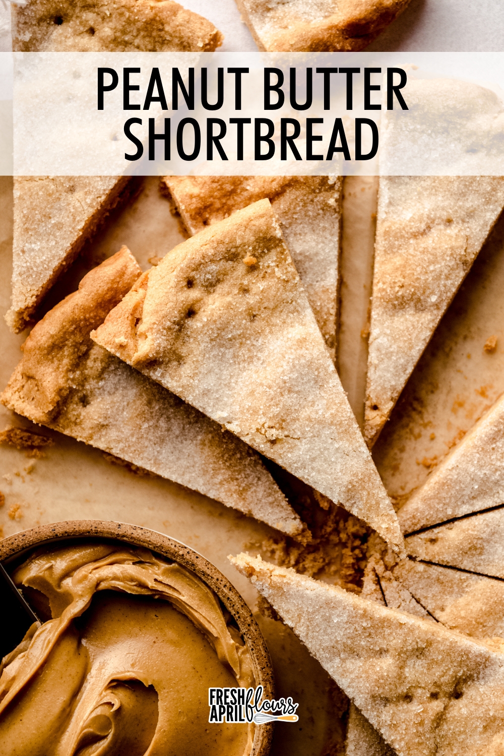 This buttery, crumbly peanut butter-infused shortbread creates a salty-sweet twist that appeals to both peanut butter fans and traditional shortbread lovers alike. via @frshaprilflours