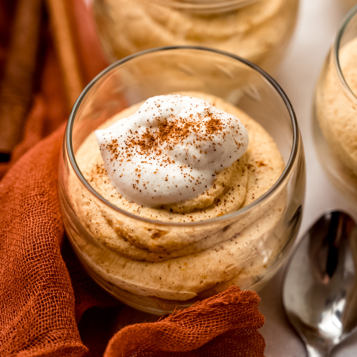 Quick & Easy Pumpkin Mousse (No Eggs) - Fresh April Flours