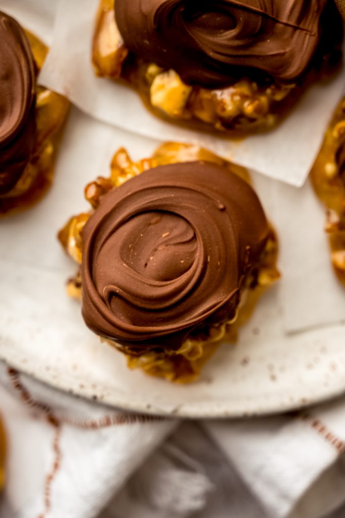 Aerial photo of a homemade turtle on a plate.