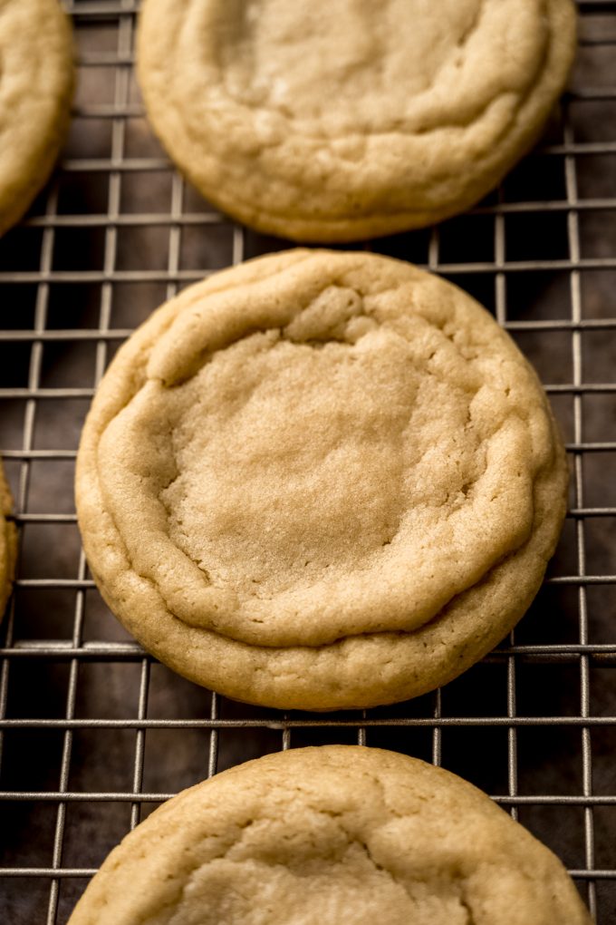 Pop Tart cookies on a cooling rack.